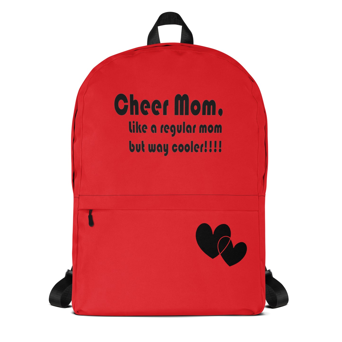 Red Cheer Mom Backpack