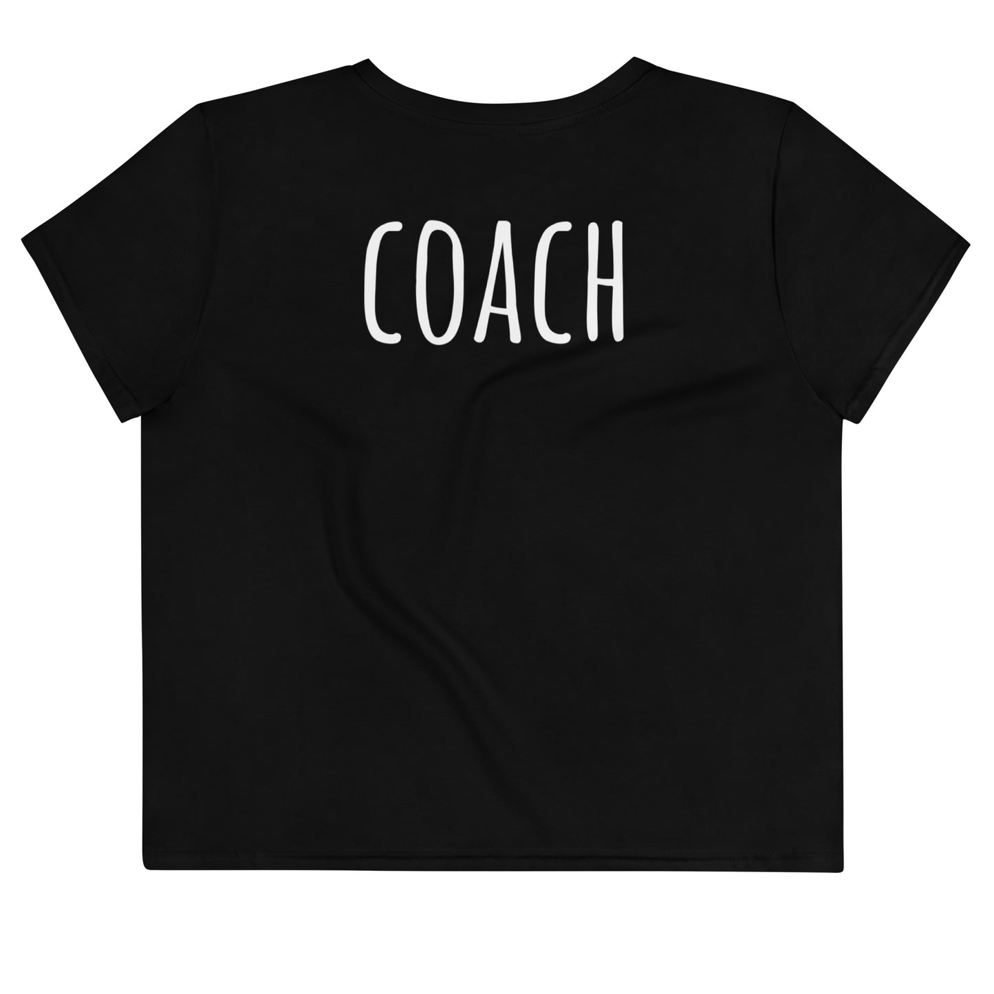 "Don't Stop" Cheer Coach Crop Tee