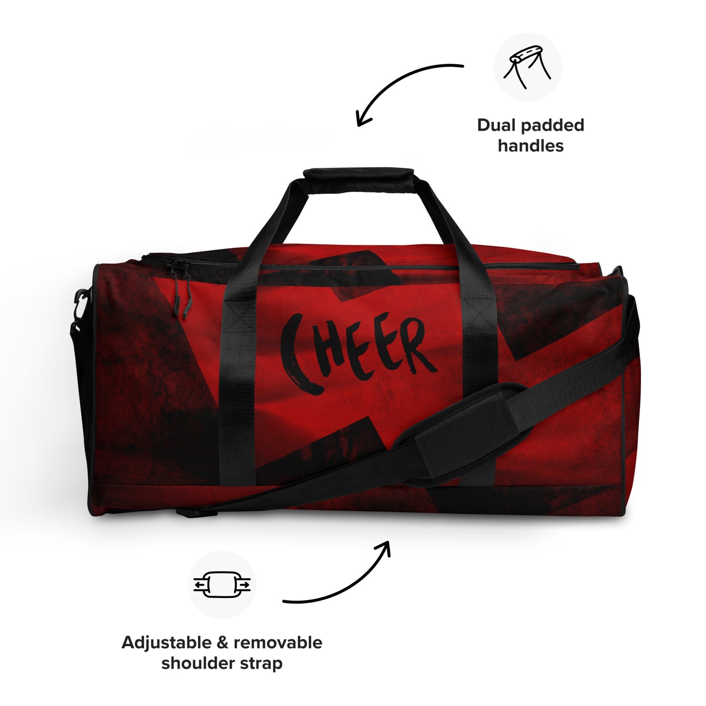 Red Cheer Duffle Bag