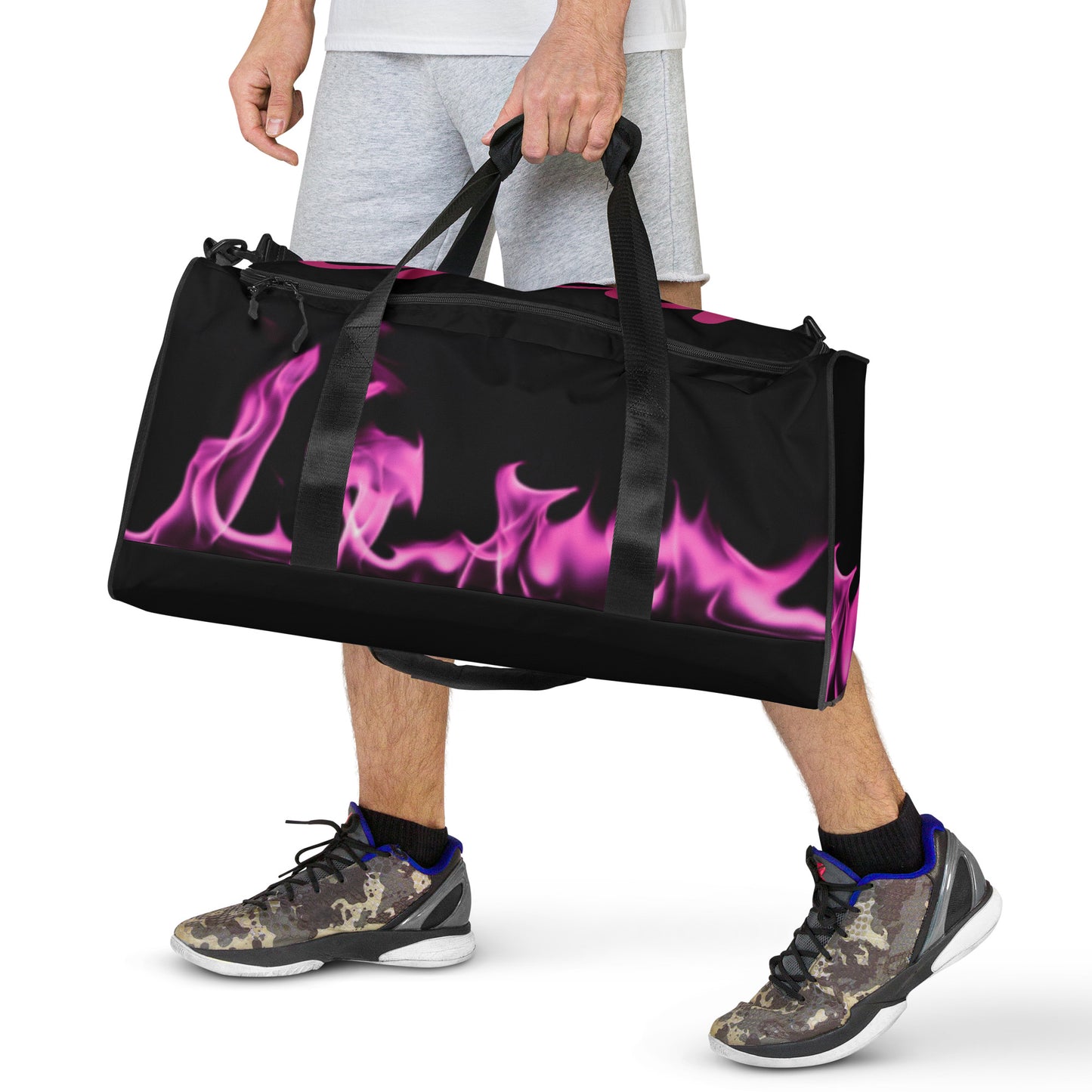 Pink Flame Cheer Duffle bag