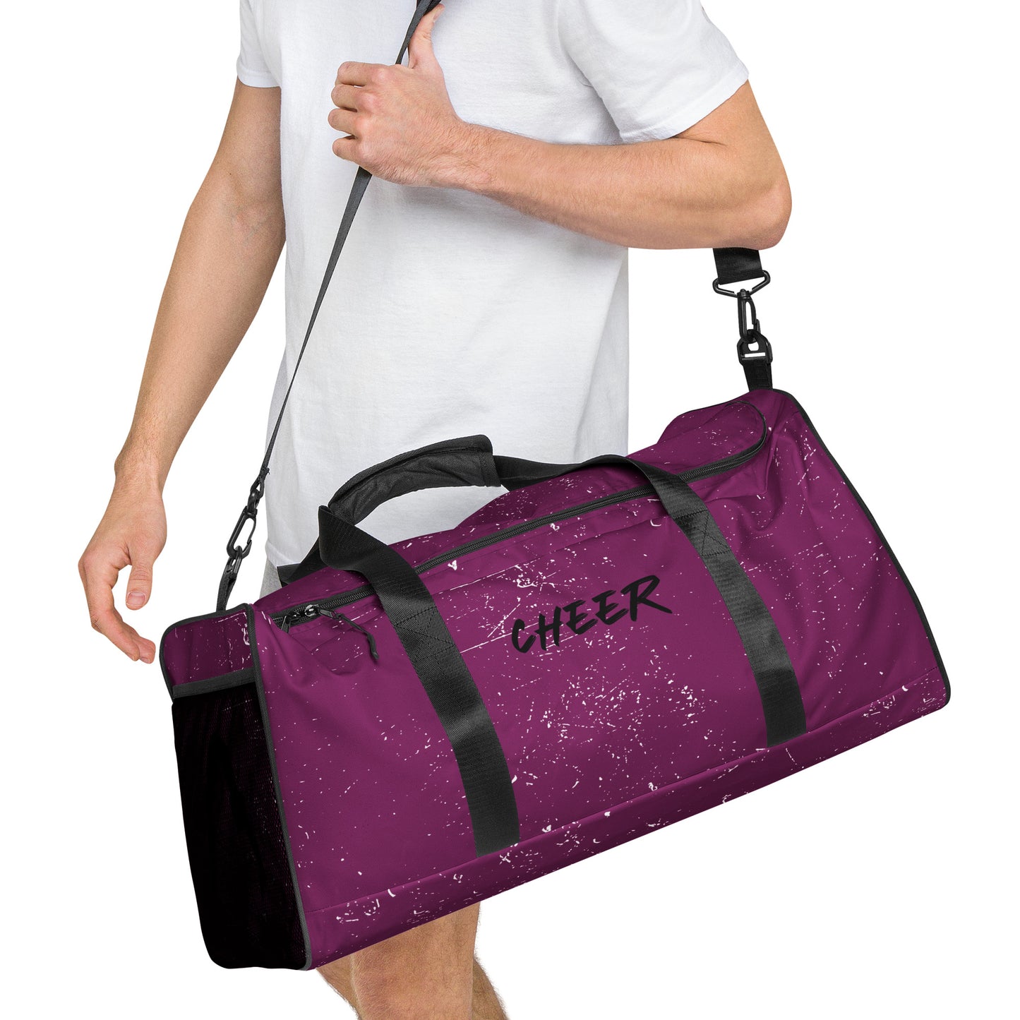 Purple Cheer Duffle Bag