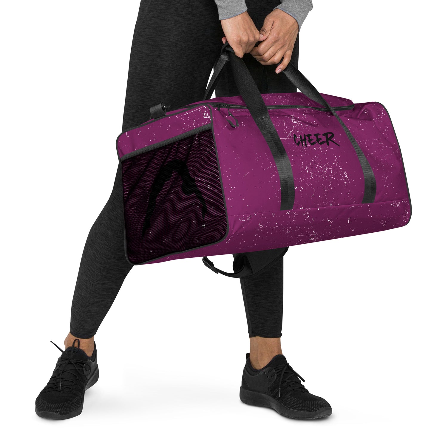 Purple Cheer Duffle Bag