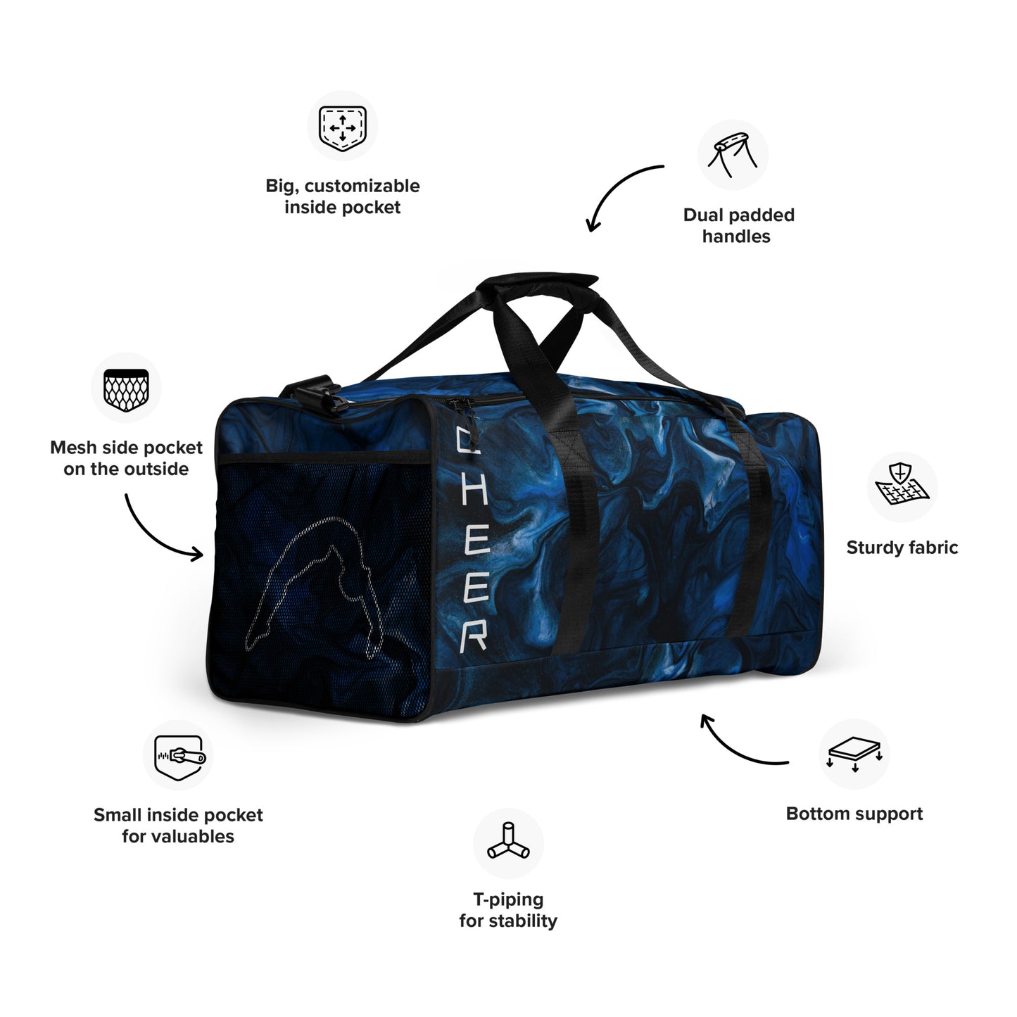 Blue Cheer Duffle Bag