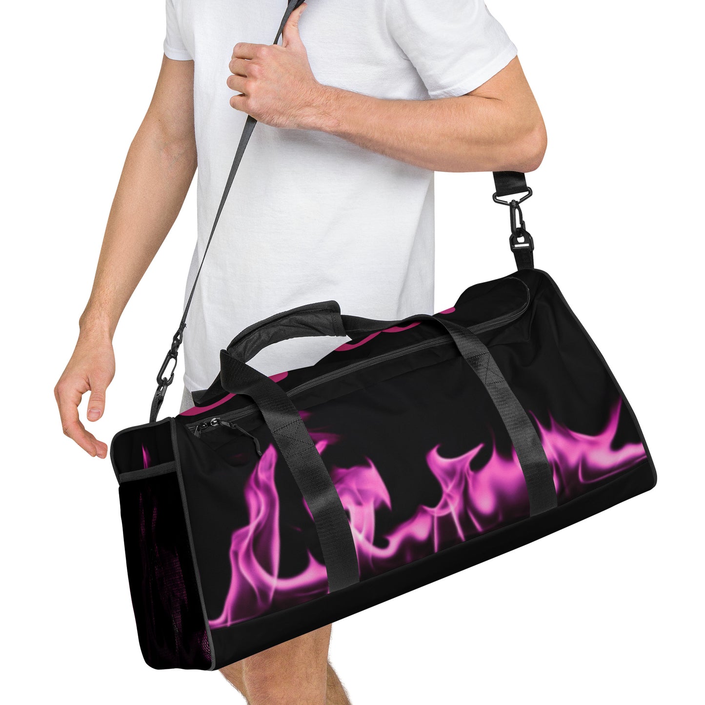 Pink Flame Cheer Duffle bag