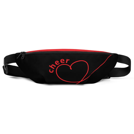 Red Heart Cheer Fanny Pack