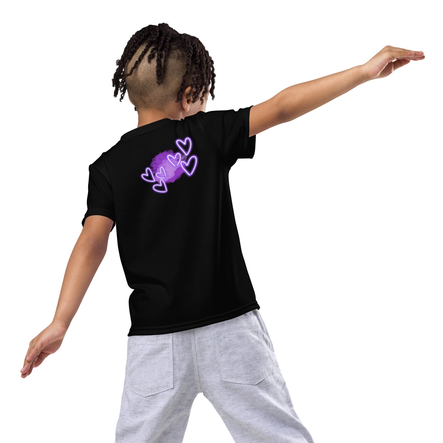 Purple Cheer Sibling Toddler Shirt