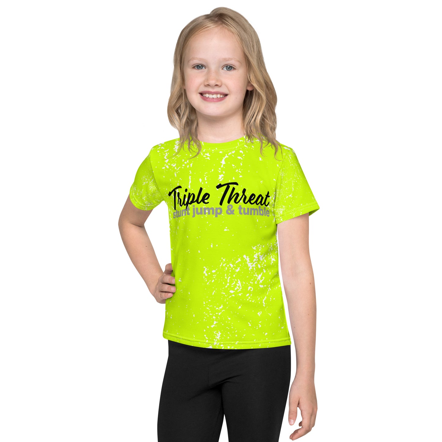 Neon Toddler "Triple Threat" Cheer T-Shirt