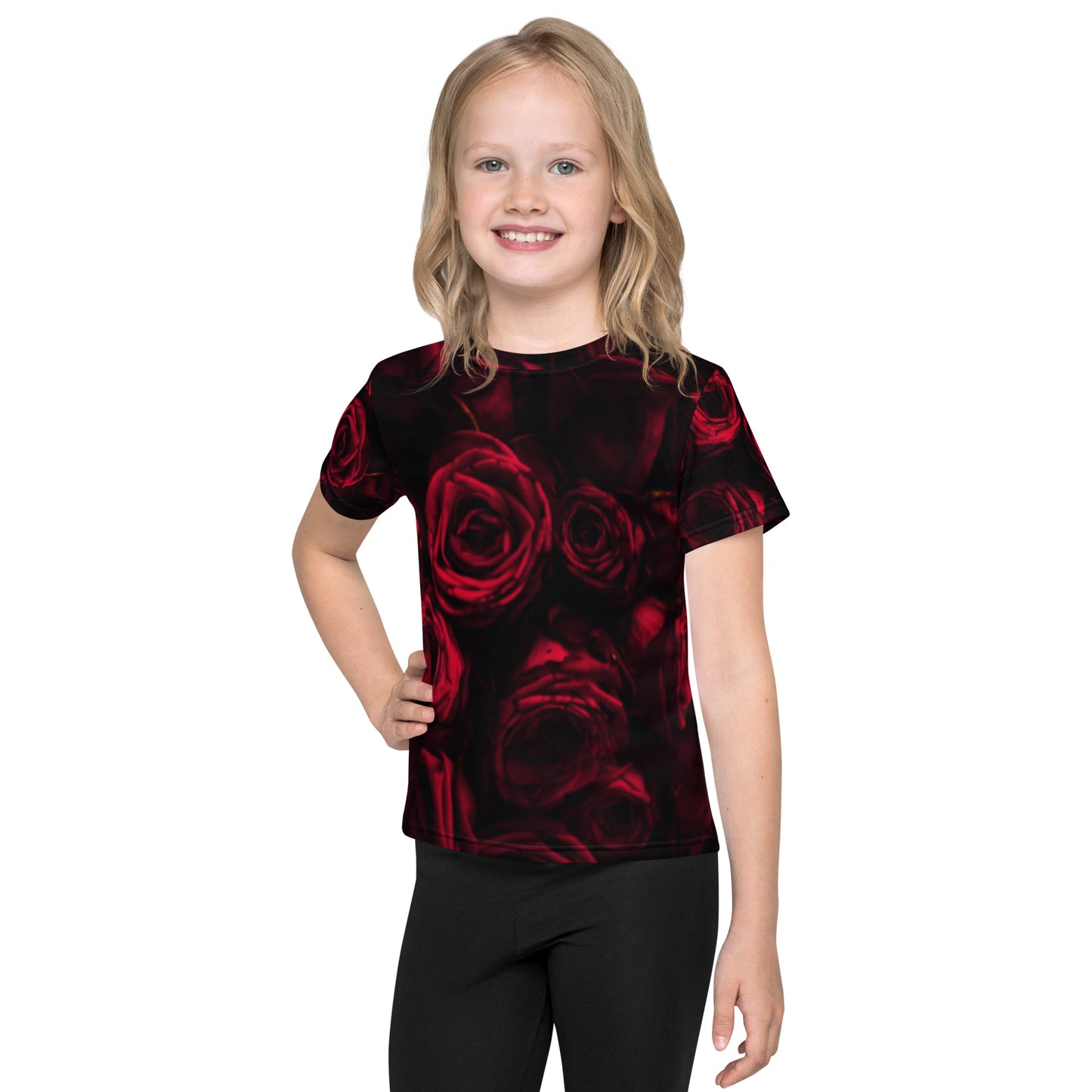 Red "Beauty" Toddler Cheer T-Shirt