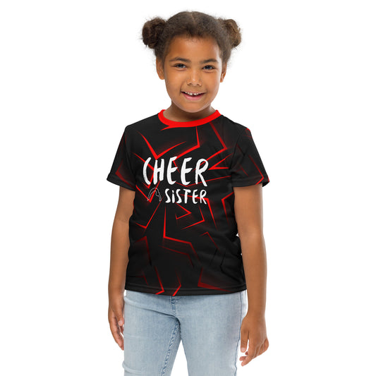 Red Cheer Sister Toddler Shirt