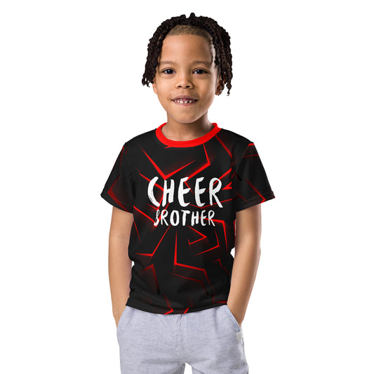 Red Cheer Brother Toddler Shirt