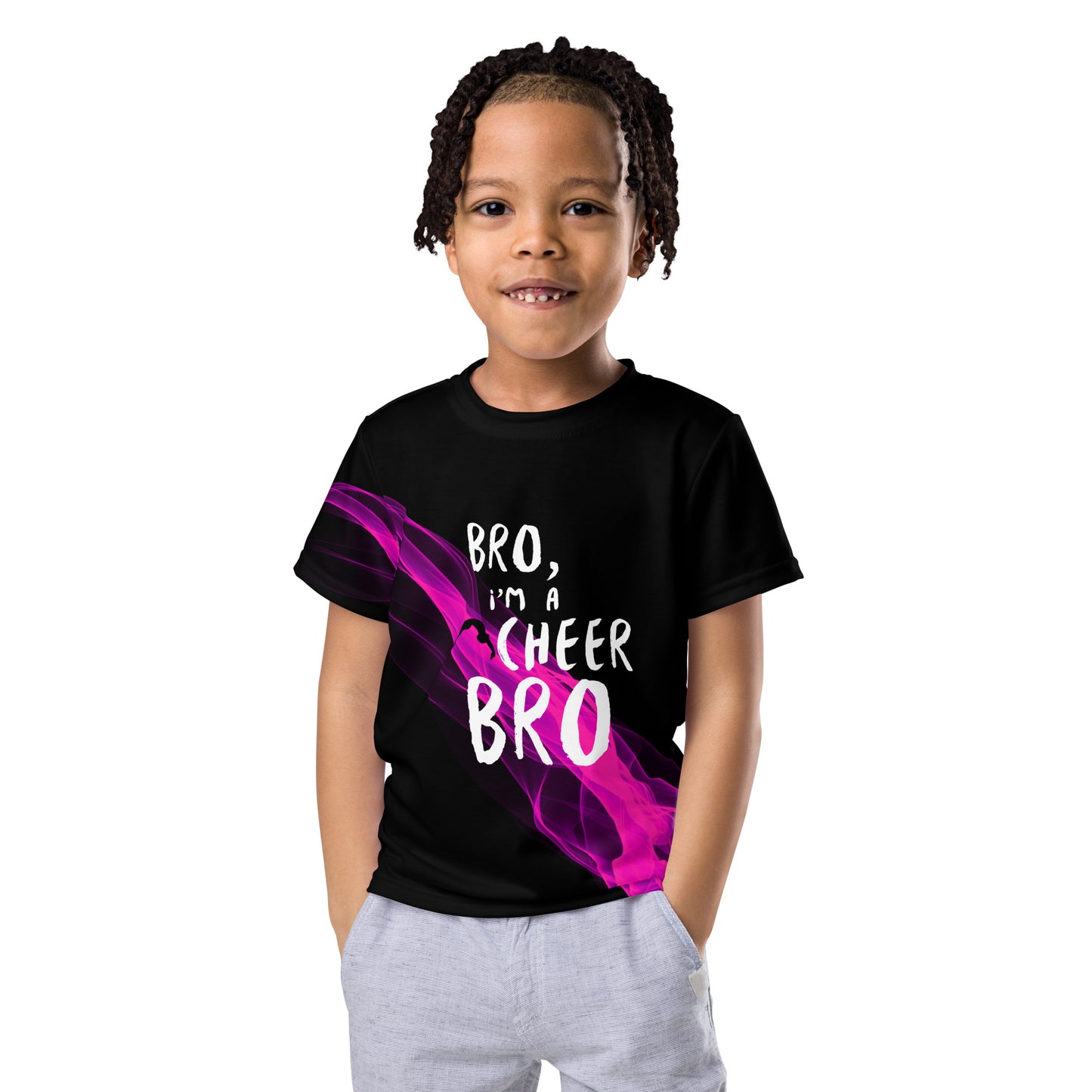 Pink Cheer Brother Toddler Shirt