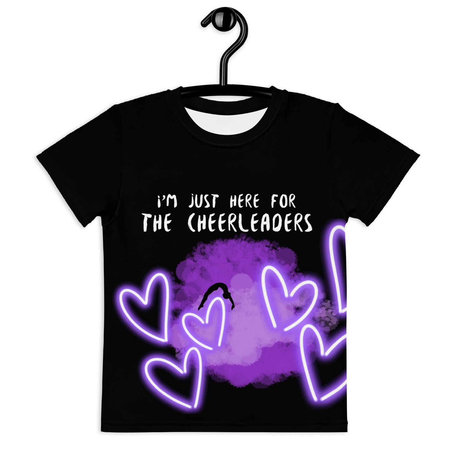 Purple Cheer Sibling Toddler Shirt