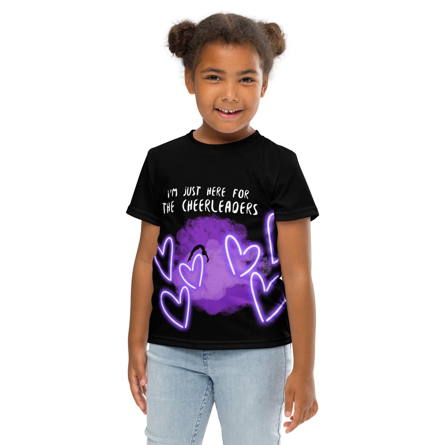 Purple Cheer Sibling Toddler Shirt