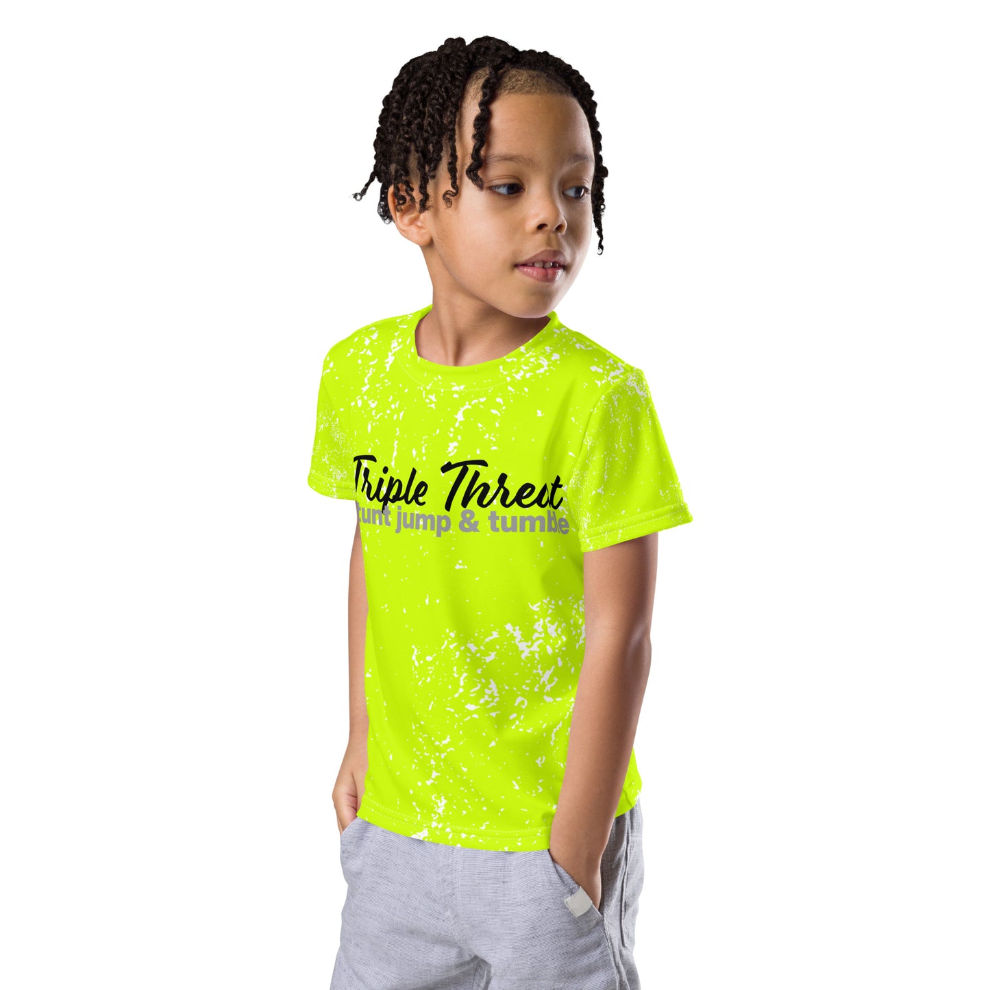 Neon Toddler "Triple Threat" Cheer T-Shirt