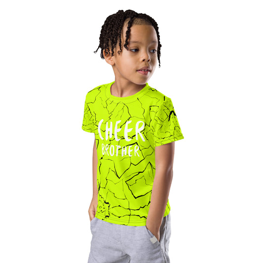 Neon Cheer Brother Toddler Shirt