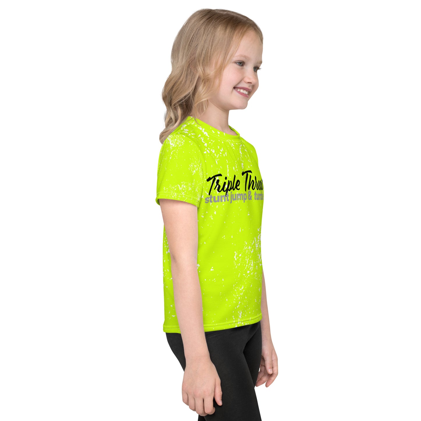 Neon Toddler "Triple Threat" Cheer T-Shirt