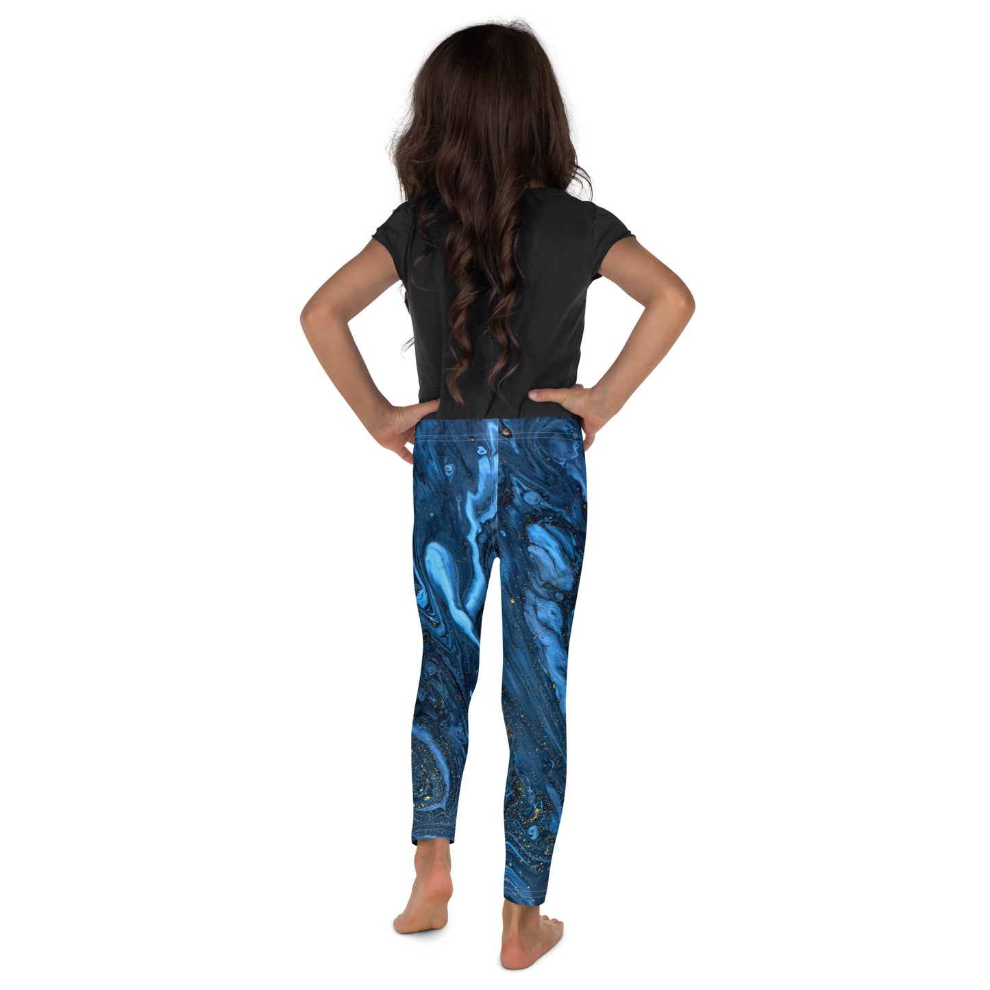 Blue Toddler Cheer Leggings