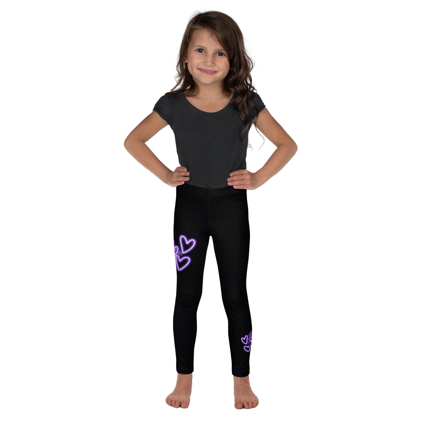 Purple Toddler Cheer Leggings