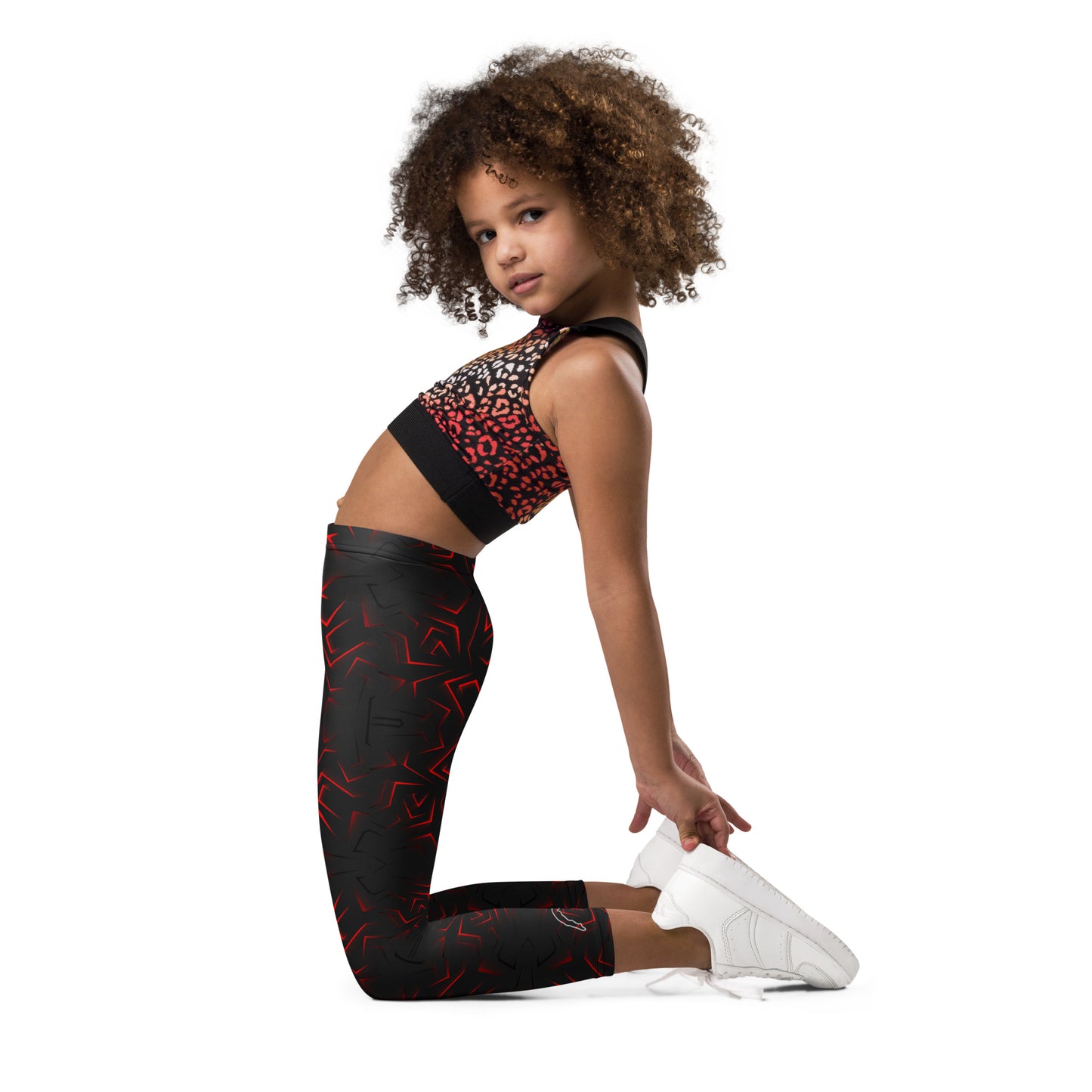 Red Toddler Cheer Leggings