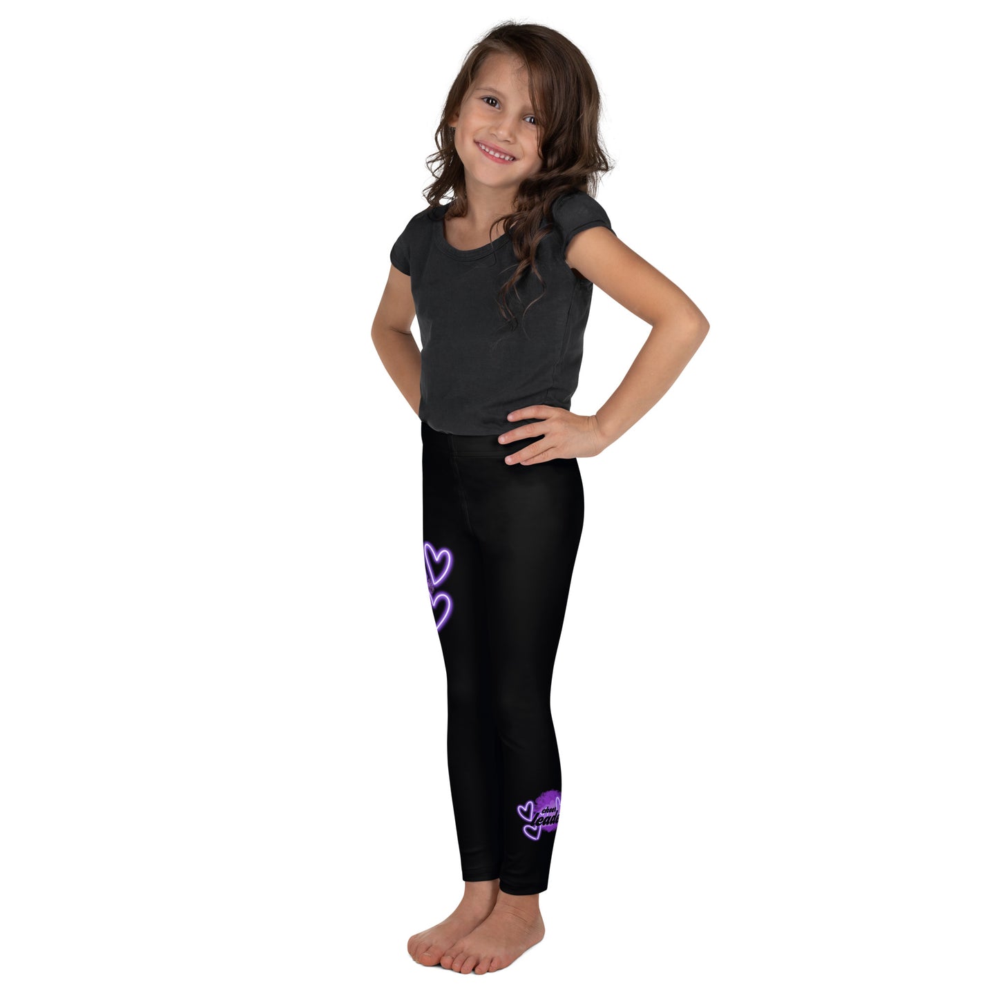 Purple Toddler Cheer Leggings