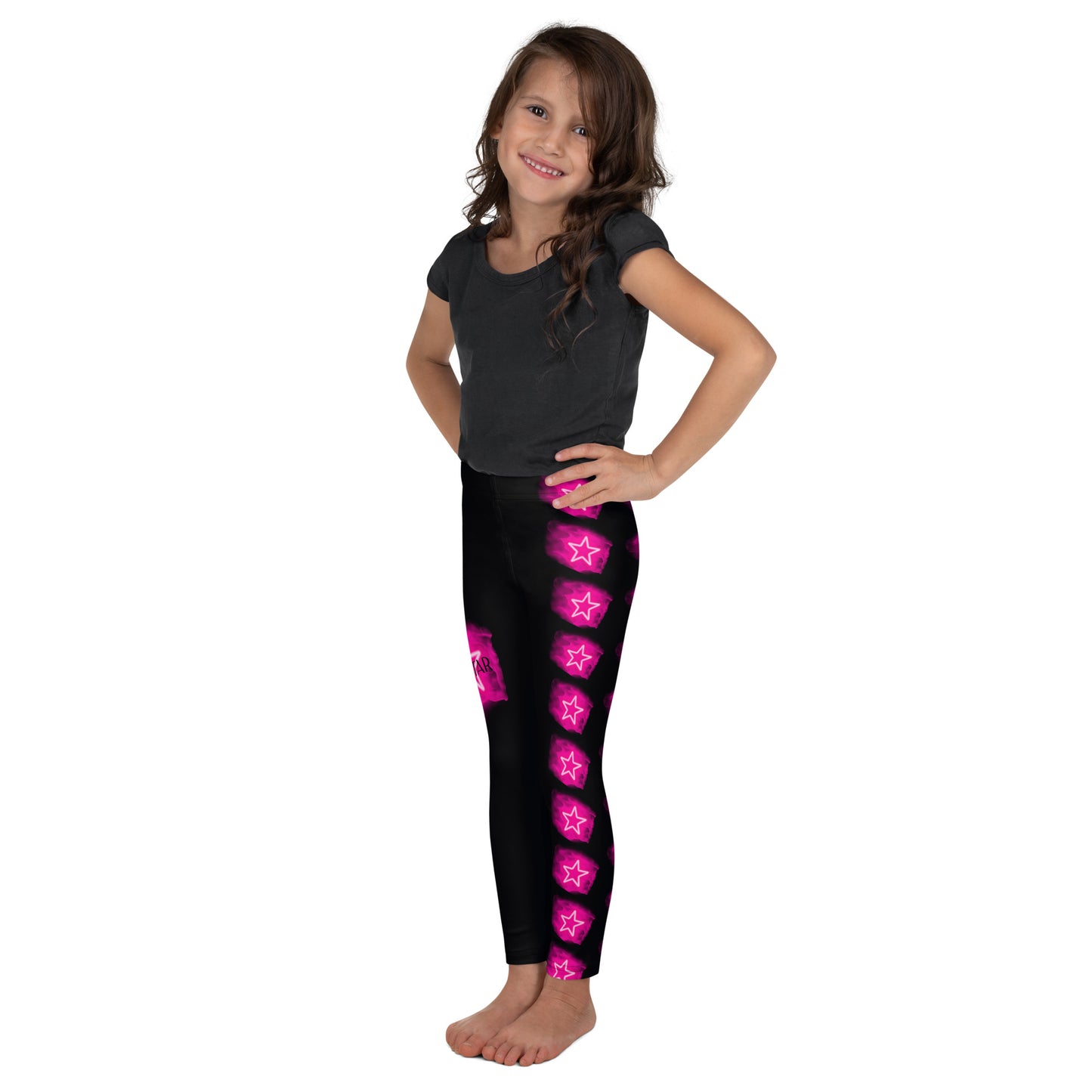 Pink Toddler Cheer Leggings