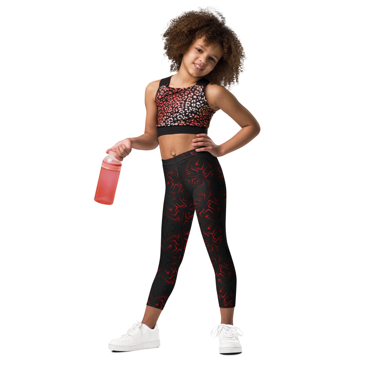 Red Toddler Cheer Leggings