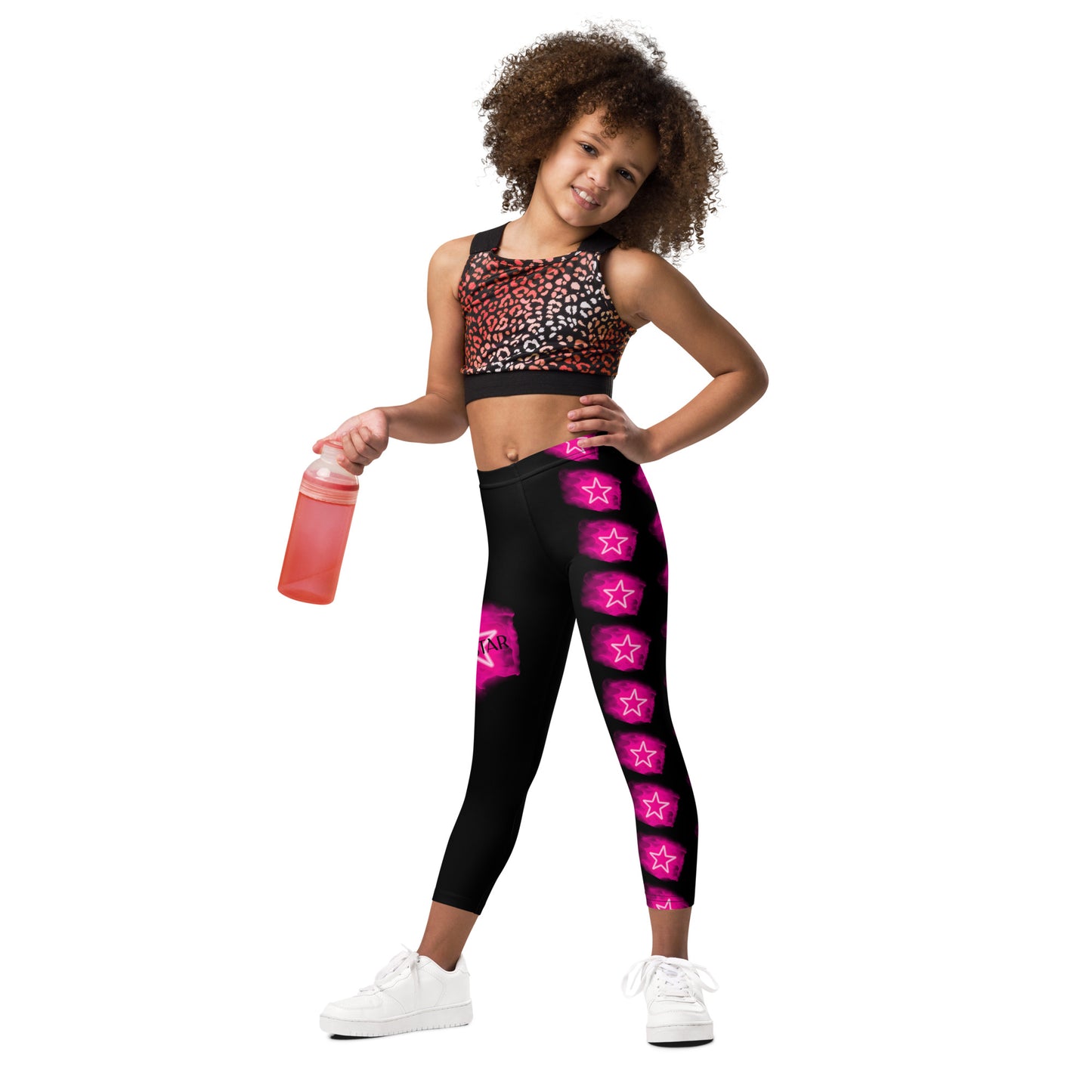 Pink Toddler Cheer Leggings