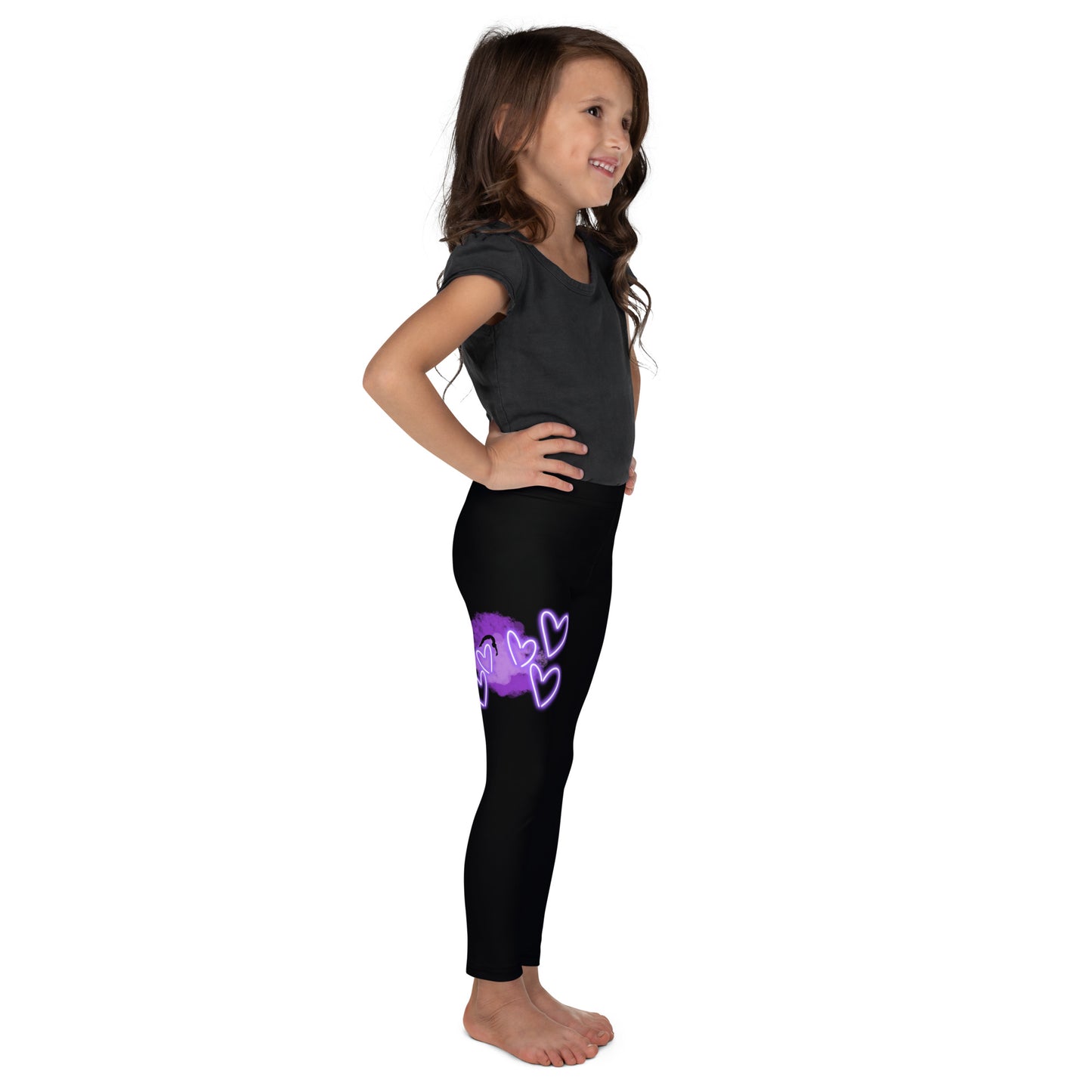 Purple Toddler Cheer Leggings