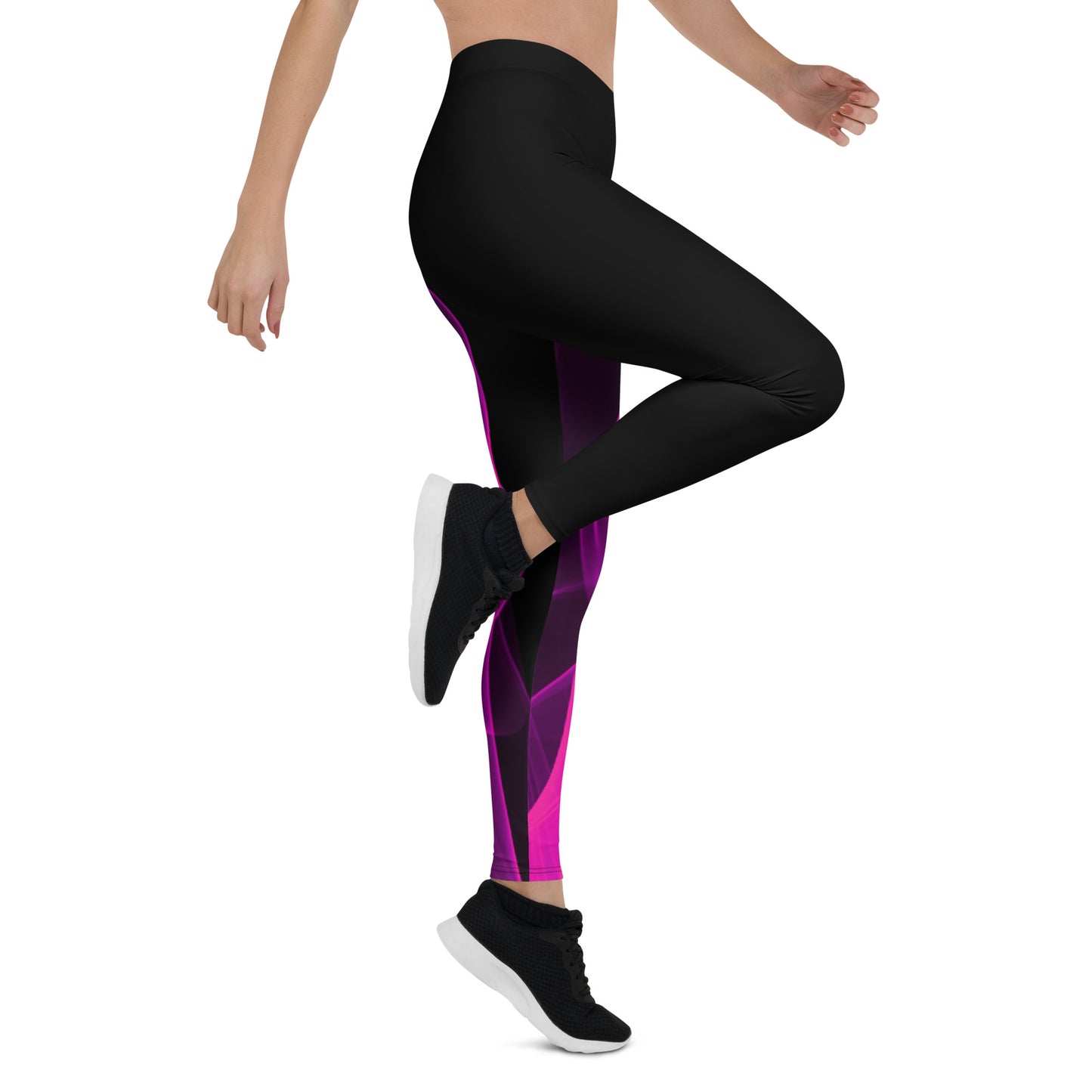 Pink Flame Cheer Leggings