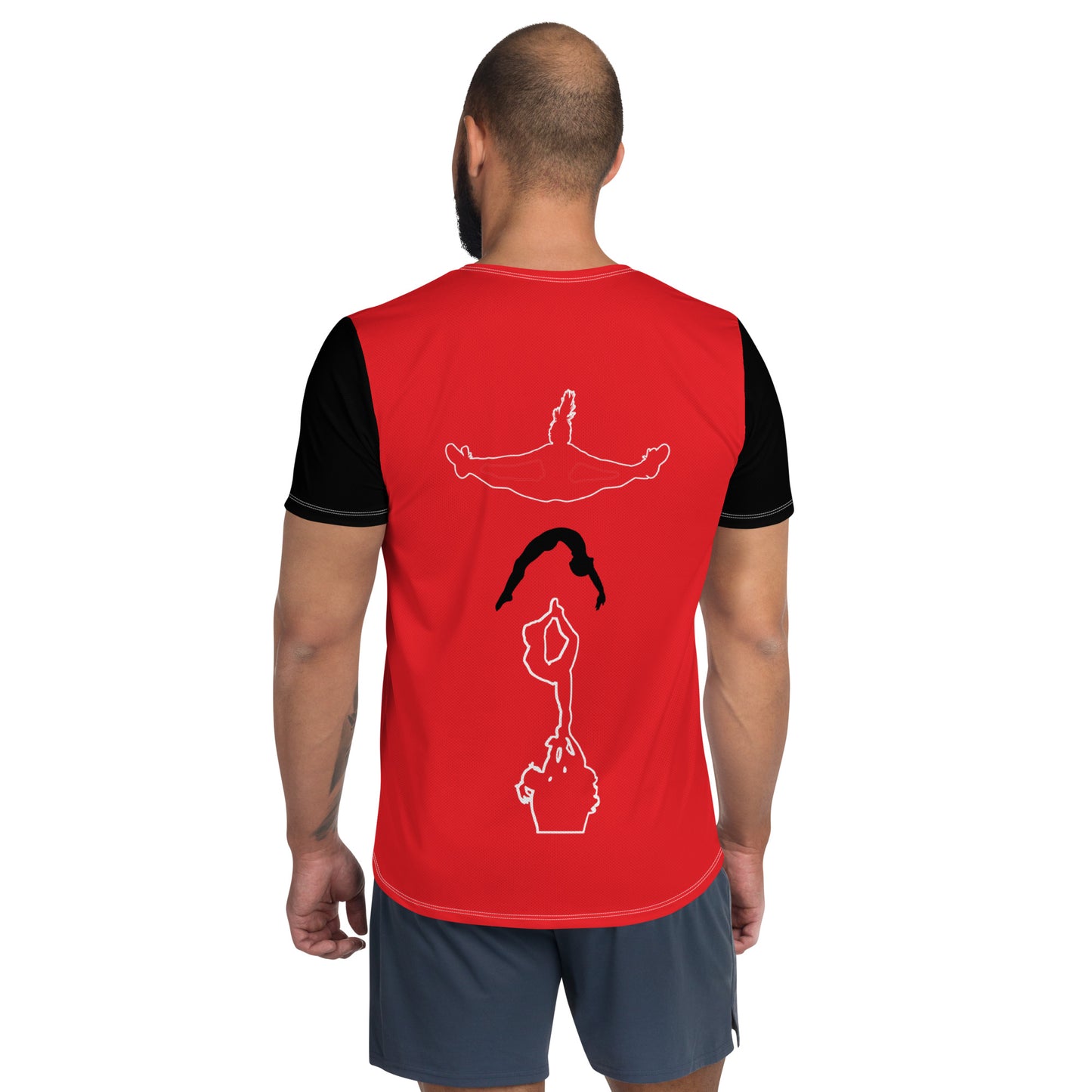 Red Cheer Athletic T-shirt