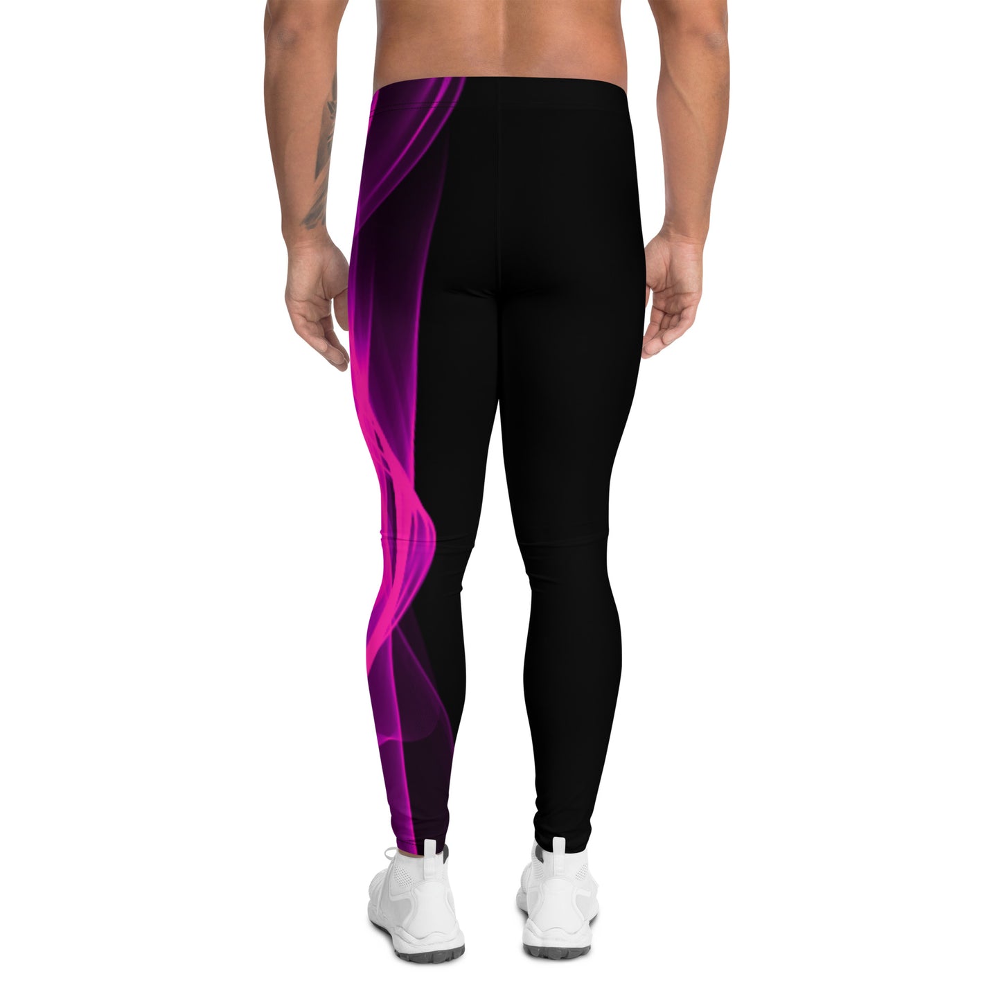 Pink Flame Men's Cheer  Leggings