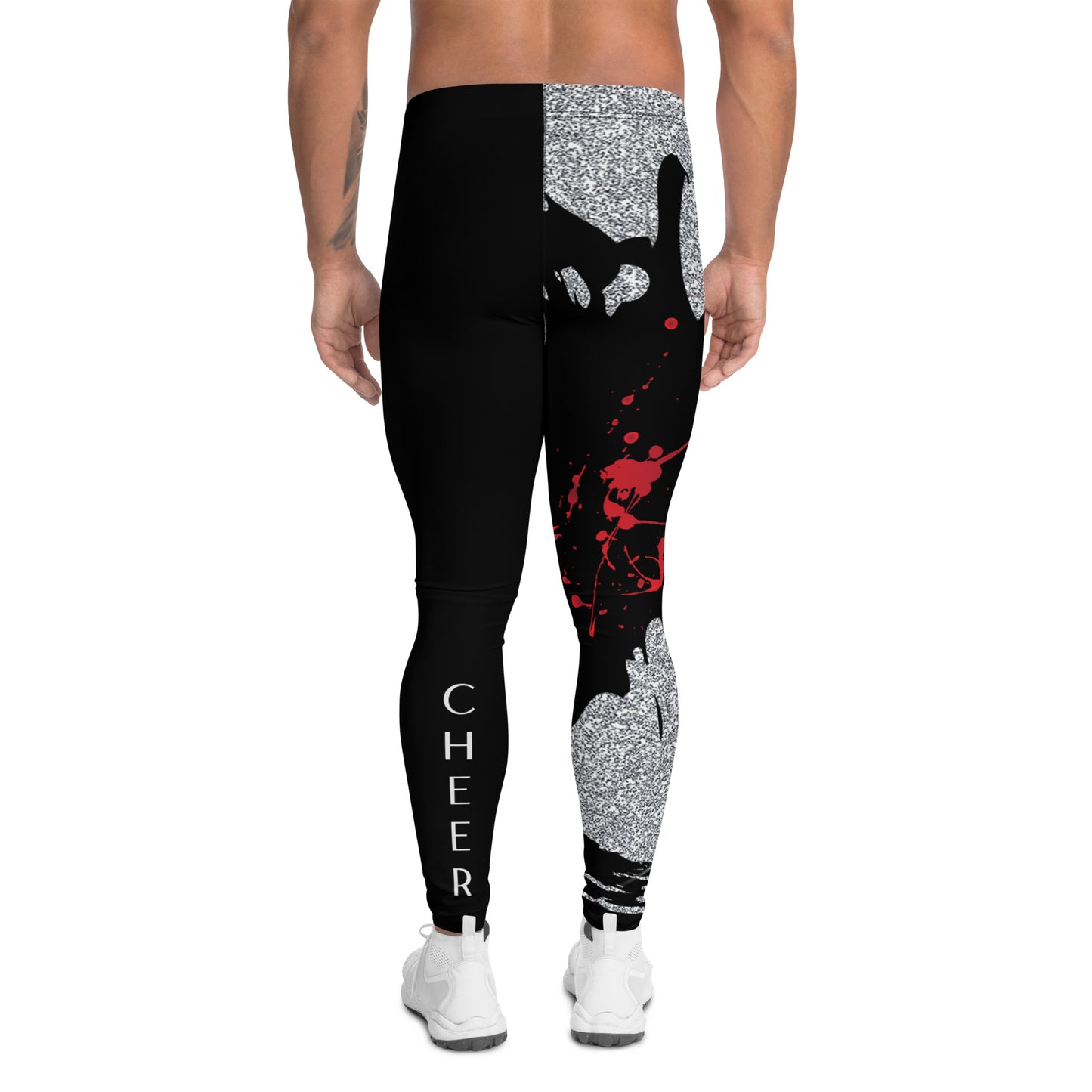 Red Men's Cheer Leggings