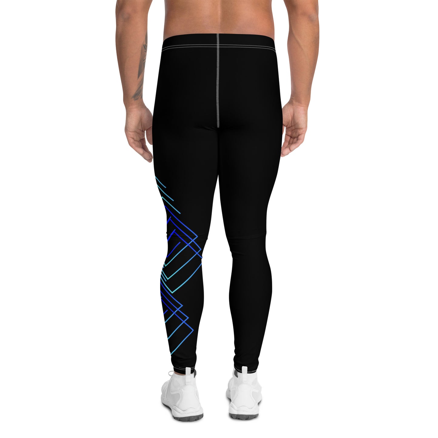 Blue Men's Cheer Leggings