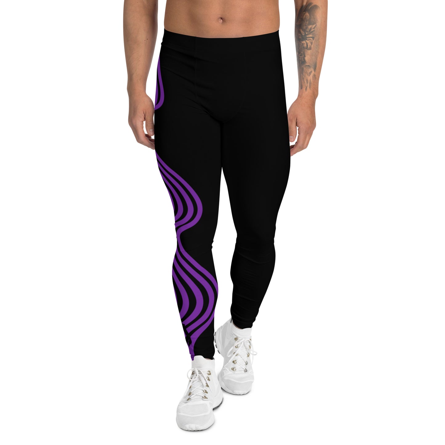 Purple Men's Cheer Leggings