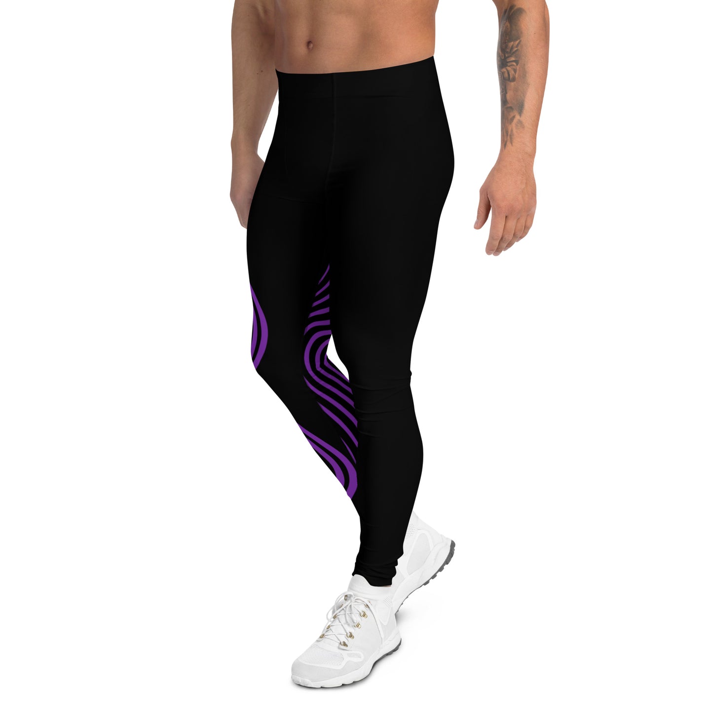 Purple Men's Cheer Leggings