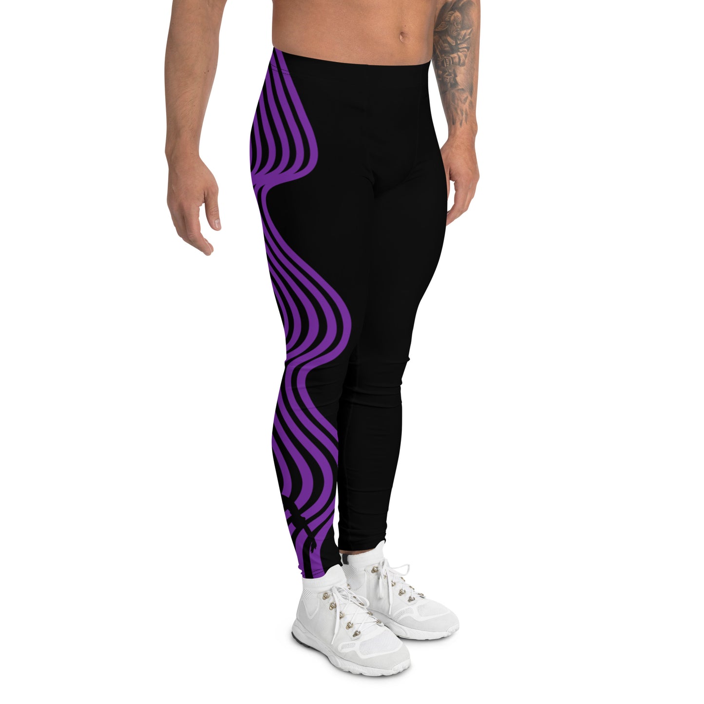 Purple Men's Cheer Leggings