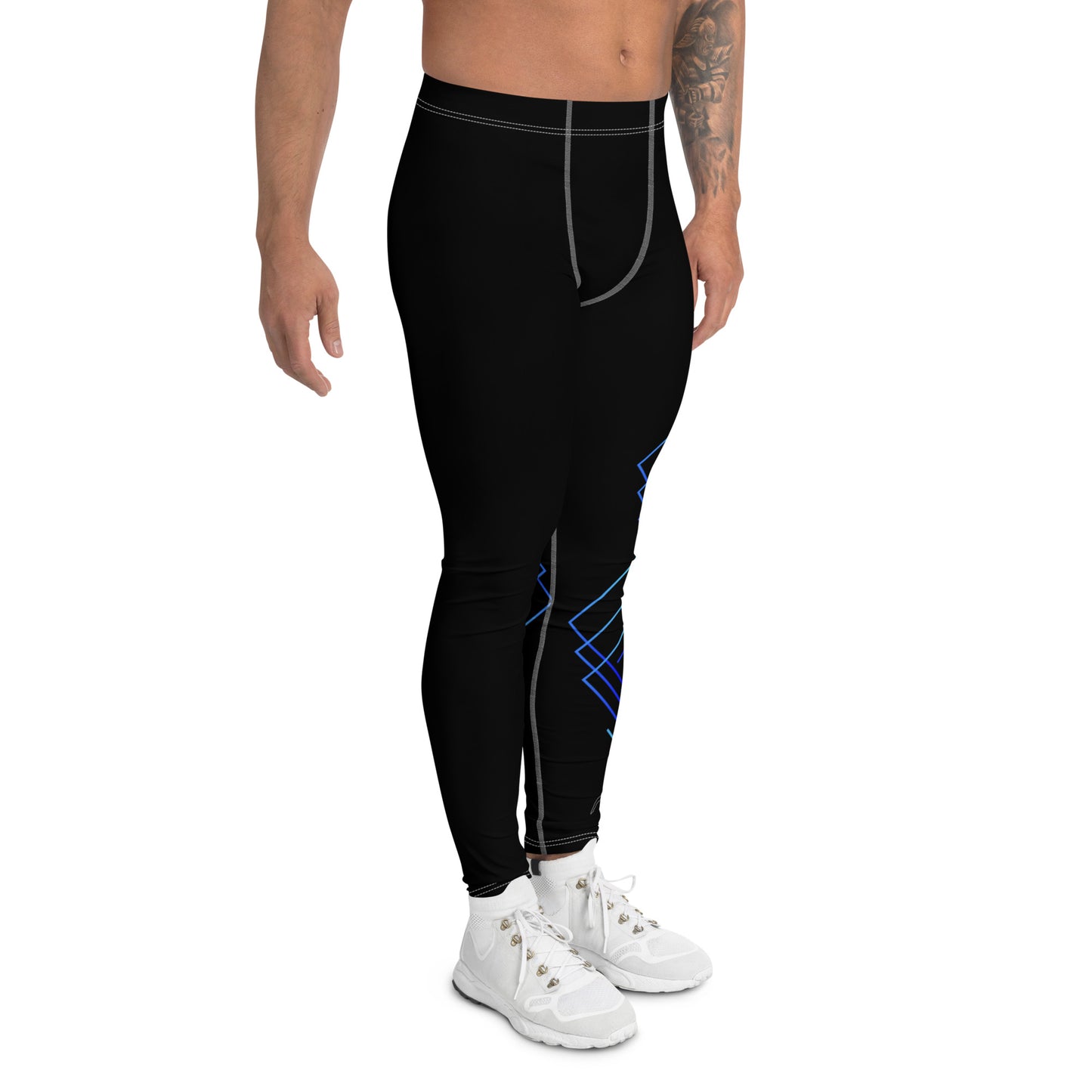 Blue Men's Cheer Leggings