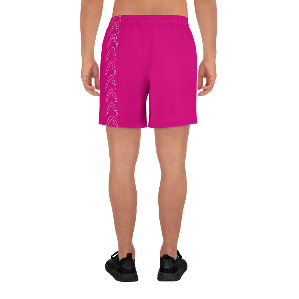 Pink Men's Cheer Shorts