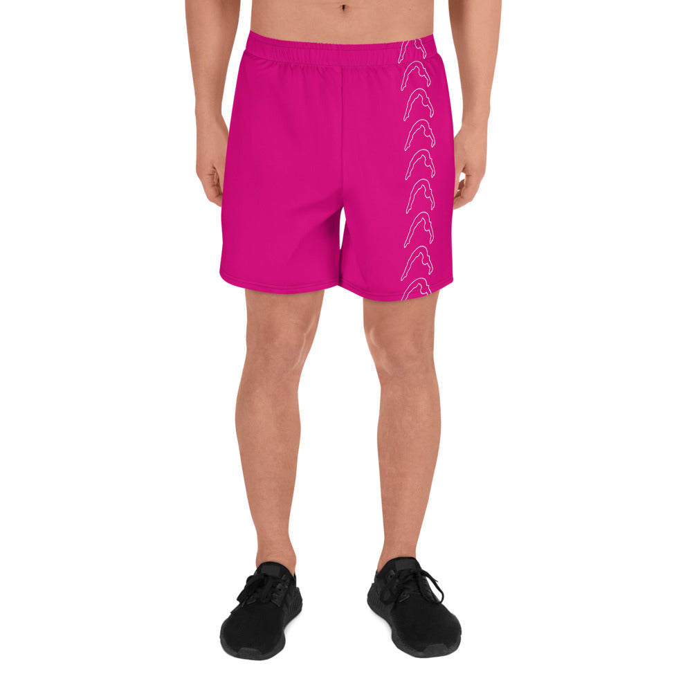 Pink Men's Cheer Shorts