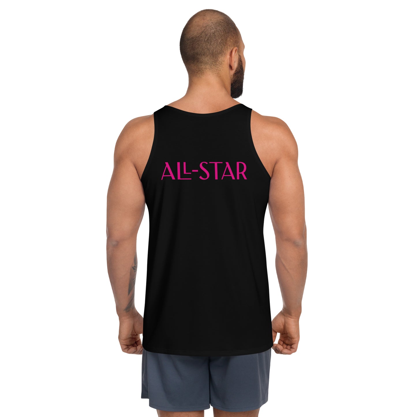 Pink Unisex Cheer Tank