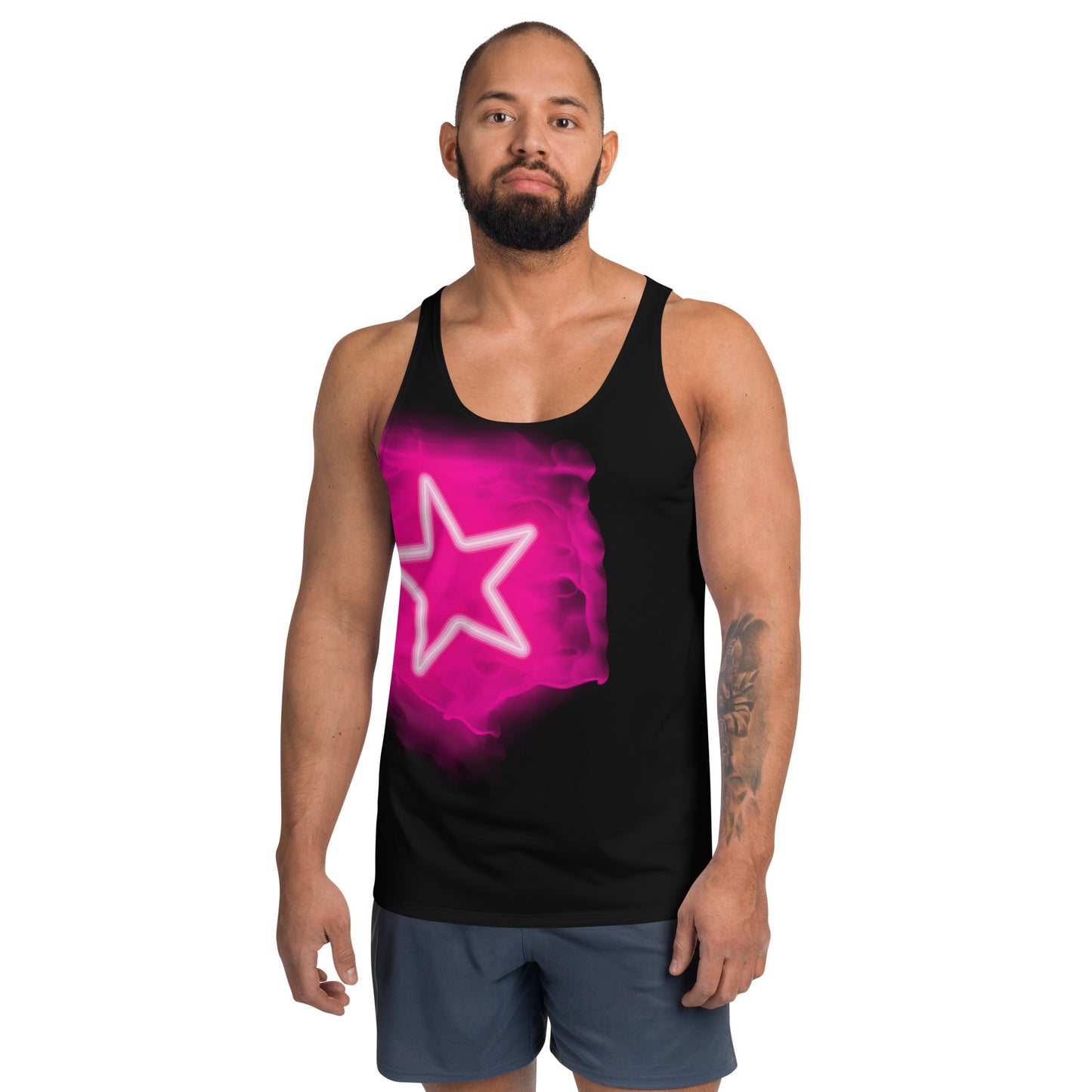 Pink Unisex Cheer Tank