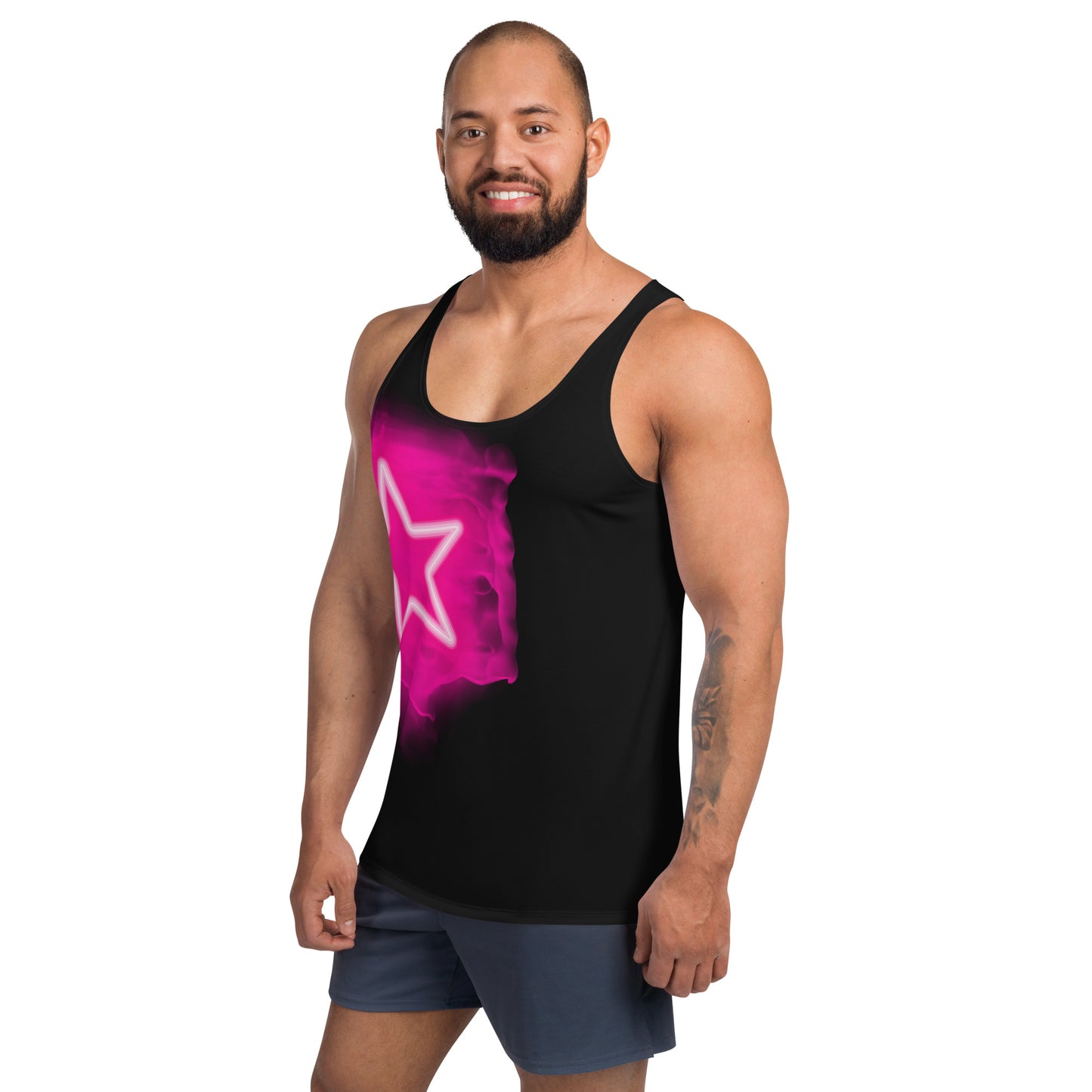 Pink Unisex Cheer Tank