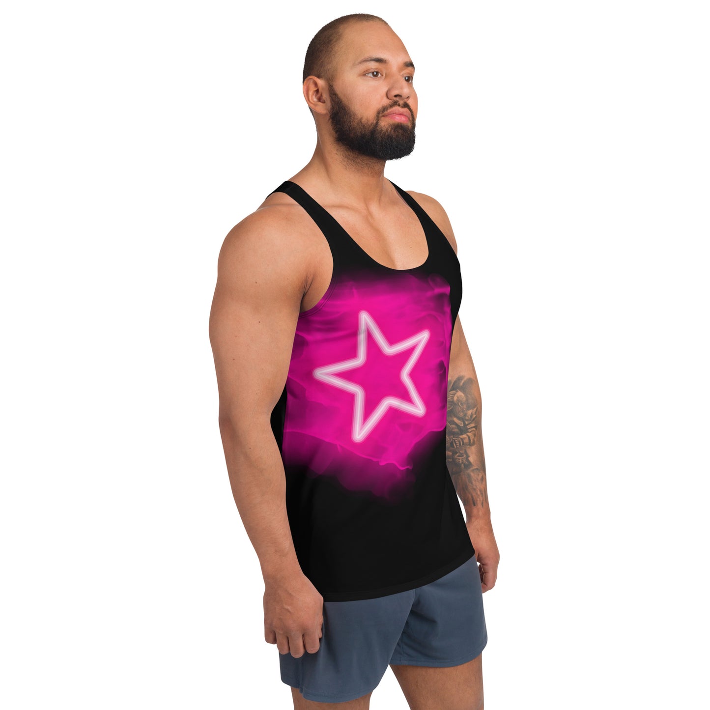 Pink Unisex Cheer Tank