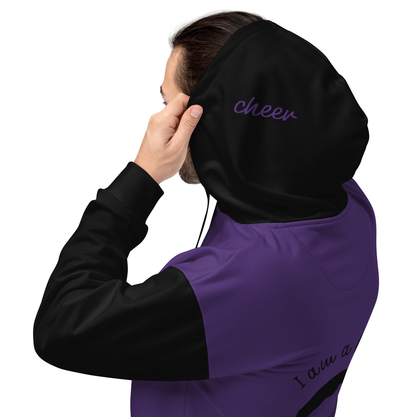 Purple Unisex Cheer Hoodie