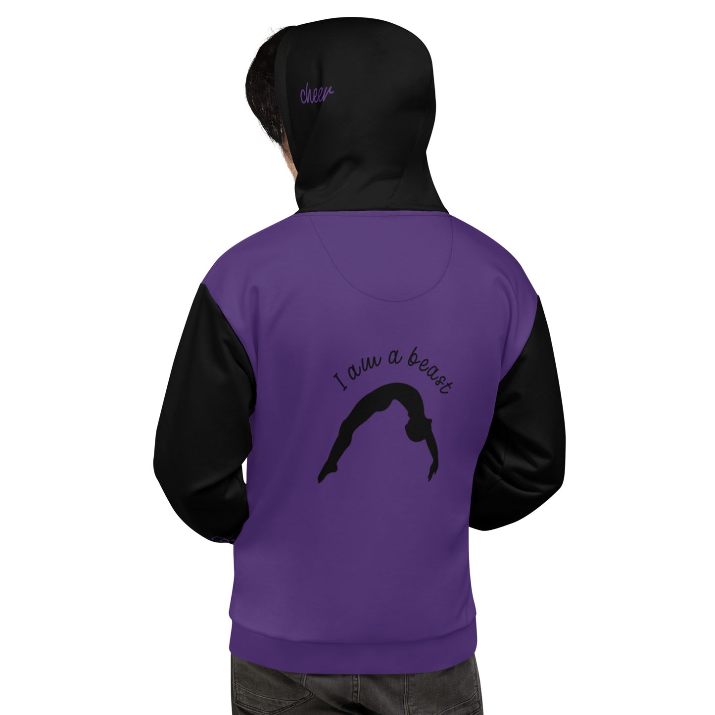 Purple Unisex Cheer Hoodie