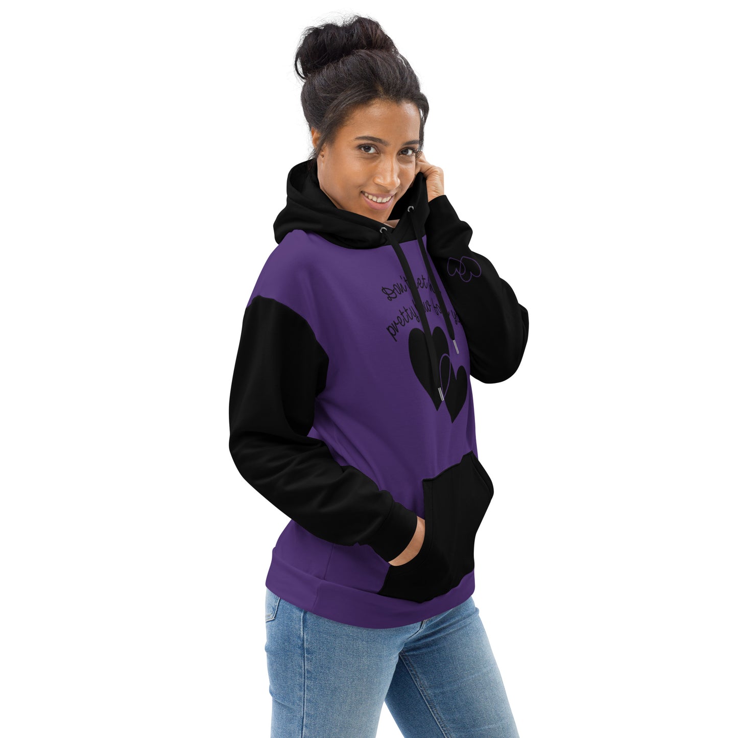 Purple Unisex Cheer Hoodie