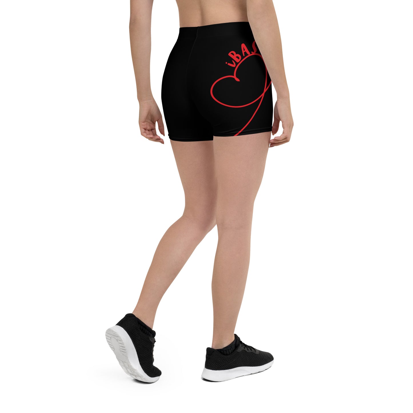 Red Cheer Base Shorts