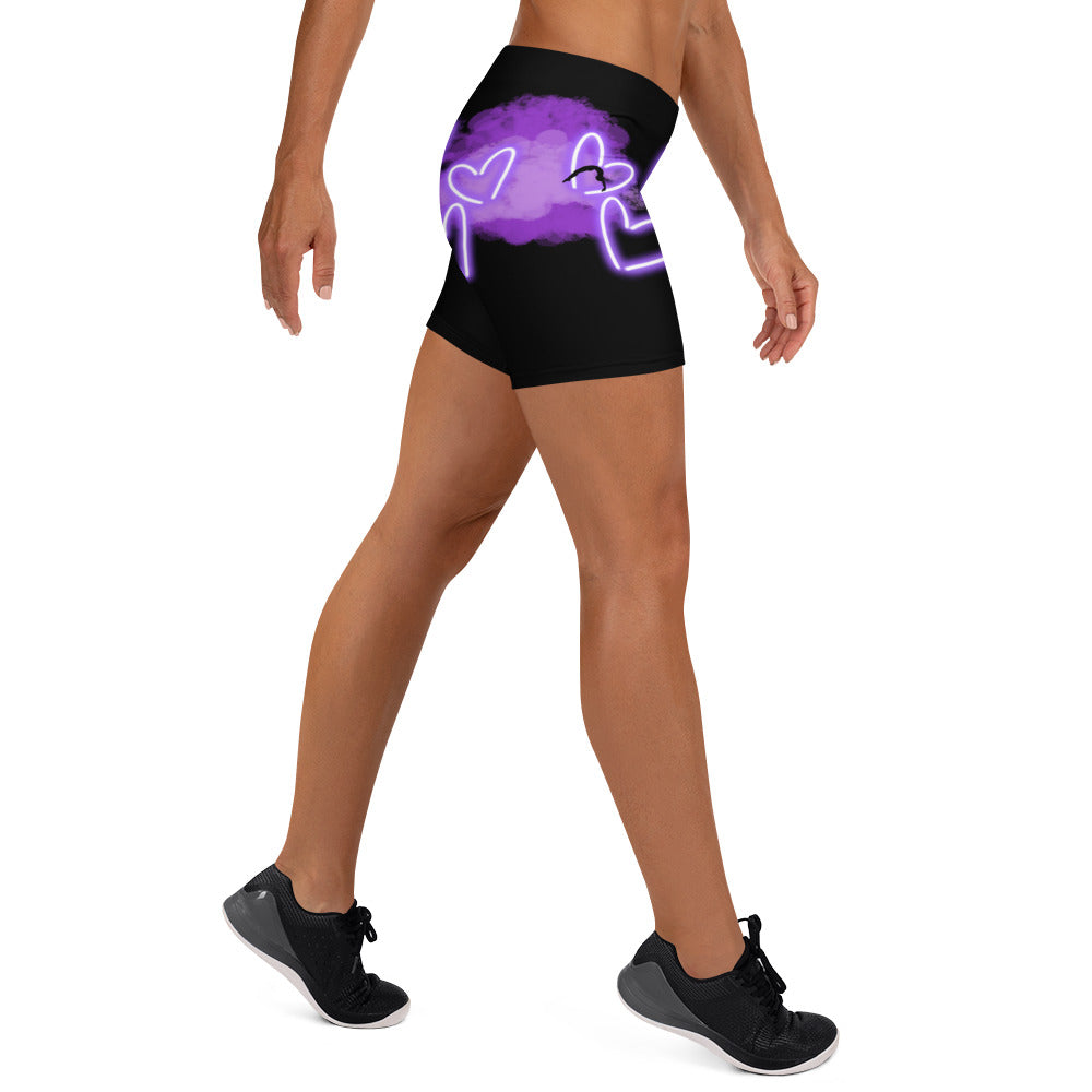 Purple Cheer Shorts