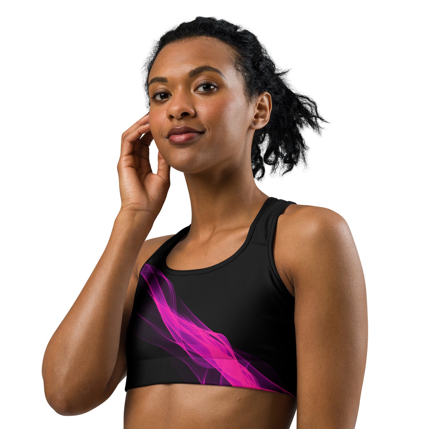 Pink Cheer Sports Bra