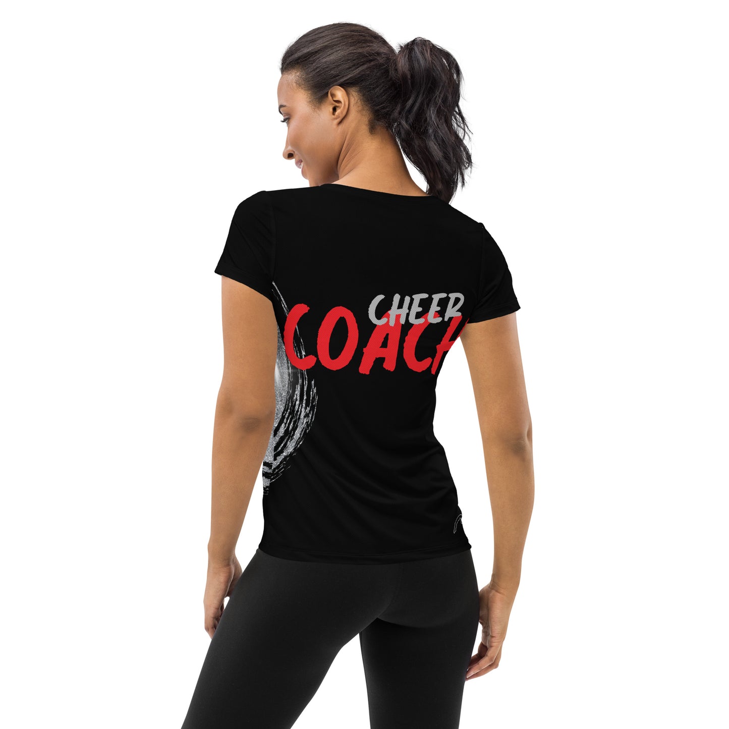 Red Cheer Coach T-shirt